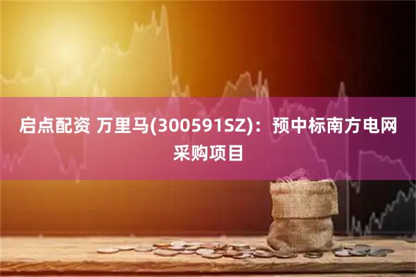 启点配资 万里马(300591SZ)：预中标南方电网采购项目